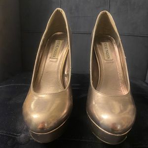 Silver Steve Madden heels